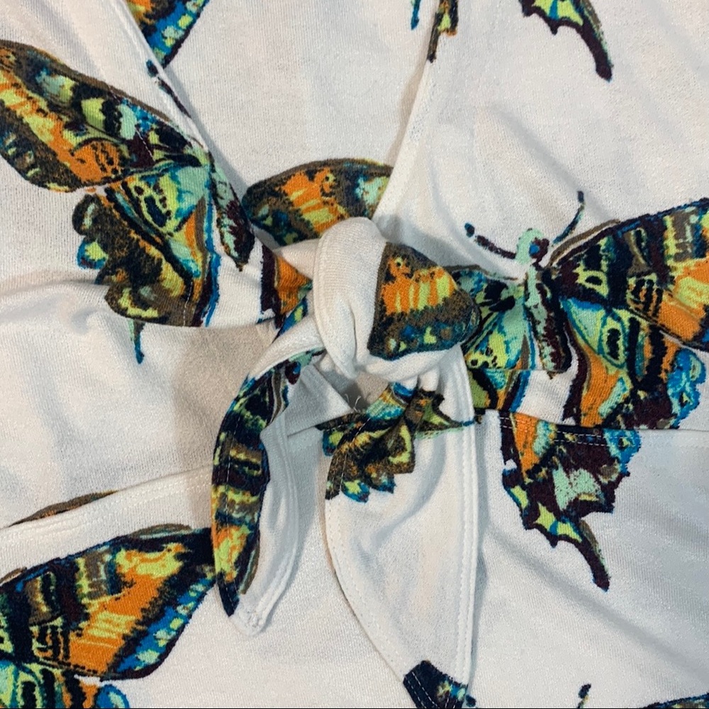 🦋 Free People Ready Set Sail Tie Front Butterfly Top 🦋 - Picture 9 of 9
